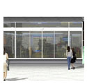 Panasonic framed aluminum profile automatic sliding door
